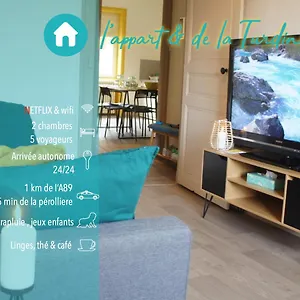 L'appart&de La Turdine à L'arbresle 3e Etage Sans Ascenseur Et Sans Clim Appartement